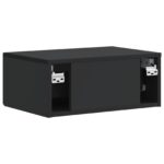 vidaXL Nočný stolík 2 pcs Čierna 49 x 34,5 x 20 cm Kompozitné drevo – Obrázok 7
