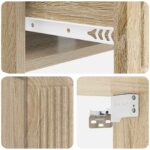 vidaXL Nočný stolík Dub sonoma 49 x 34,5 x 20 cm Kompozitné drevo – Obrázok 7