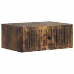 vidaXL Nočný stolík so zásuvkou 2 pcs Dymový dub 49 x 34,5 x 20 cm – Obrázok 3