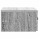 vidaXL Nočný stolík so zásuvkou 2 pcs Sivá sonoma 49 x 34,5 x 20 cm – Obrázok 5