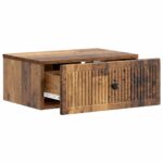 vidaXL Nočný stolík Staré drevo 49 x 34,5 x 20 cm Kompozitné drevo – Obrázok 3