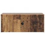 vidaXL Nočný stolík Staré drevo 49 x 34,5 x 20 cm Kompozitné drevo – Obrázok 4