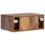 vidaXL Nočný stolík Staré drevo 49 x 34,5 x 20 cm Kompozitné drevo – Obrázok 6