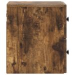 vidaXL Nástenná nočná skrinka 2 pcs Dymový dub 33 x 34,5 x 40 cm – Obrázok 6
