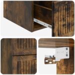 vidaXL Nástenná nočná skrinka 2 pcs Dymový dub 33 x 34,5 x 40 cm – Obrázok 8