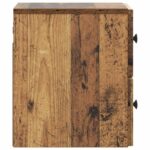 vidaXL Nástenná nočná skrinka Nástenný Staré drevo 33 x 34,5 x 40 cm – Obrázok 5