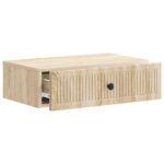 vidaXL Nástenný bočný stôl Dub sonoma 59 x 34,5 x 17 cm – Obrázok 3
