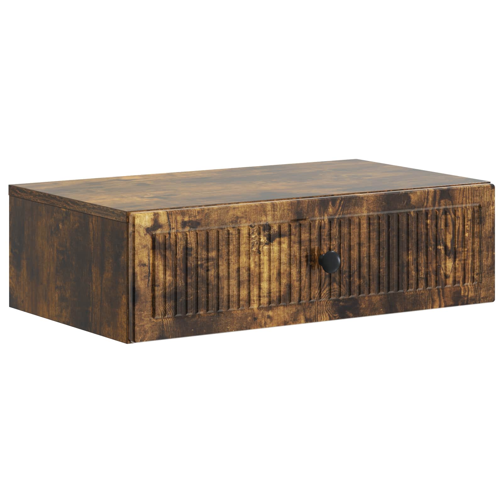 897980_1.jpg vidaXL Nástenný bočný stôl Dymový dub 59 x 34,5 x 17 cm – Obrázok 1