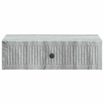 vidaXL Nástenný bočný stôl Sivá sonoma 59 x 34,5 x 17 cm – Obrázok 4