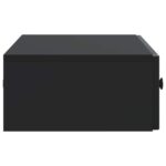 vidaXL Nástenný bočný stôl Čierna 87,5 x 34,5 x 17 cm Kompozitné drevo – Obrázok 5