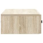 vidaXL Nástenný bočný stôl Dub sonoma 87,5 x 34,5 x 17 cm – Obrázok 5