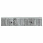 vidaXL Nástenný bočný stôl Sivá sonoma 87,5 x 34,5 x 17 cm – Obrázok 4