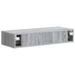 vidaXL Nástenný bočný stôl Sivá sonoma 87,5 x 34,5 x 17 cm – Obrázok 6