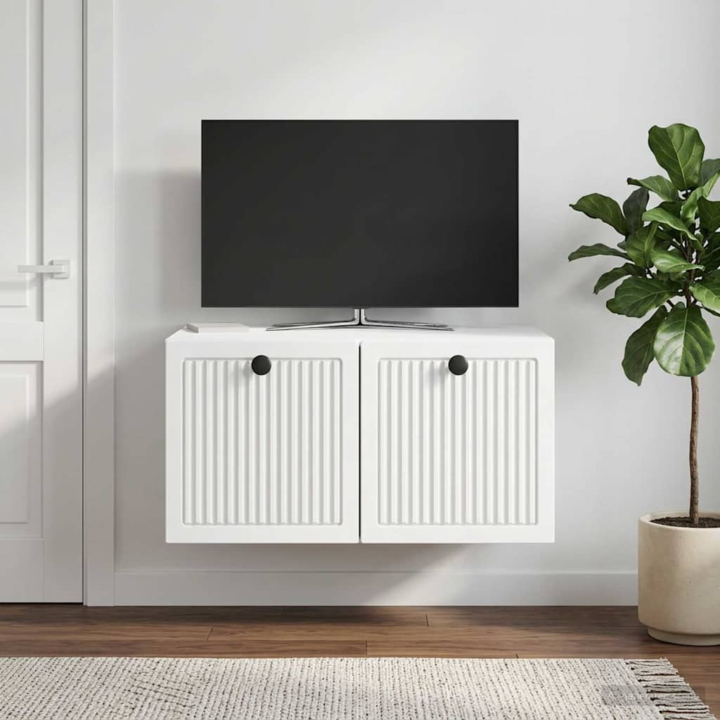 897995_1.jpg vidaXL Nástenná TV skrinka Biela 59,5 x 41 x 30 cm Kompozitné drevo – Obrázok 1