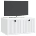 vidaXL Nástenná TV skrinka Biela 59,5 x 41 x 30 cm Kompozitné drevo – Obrázok 3