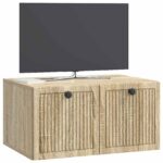 vidaXL Nástenná TV skrinka Nástenný Dub sonoma 59,5 x 41 x 30 cm – Obrázok 3