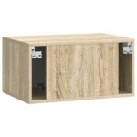 vidaXL Nástenná TV skrinka Nástenný Dub sonoma 59,5 x 41 x 30 cm – Obrázok 8