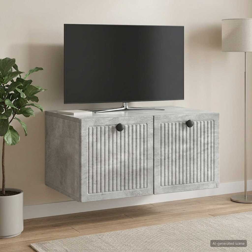 897998_1.jpg vidaXL Nástenná TV skrinka Nástenný Betónovo sivá 59,5 x 41 x 30 cm – Obrázok 1