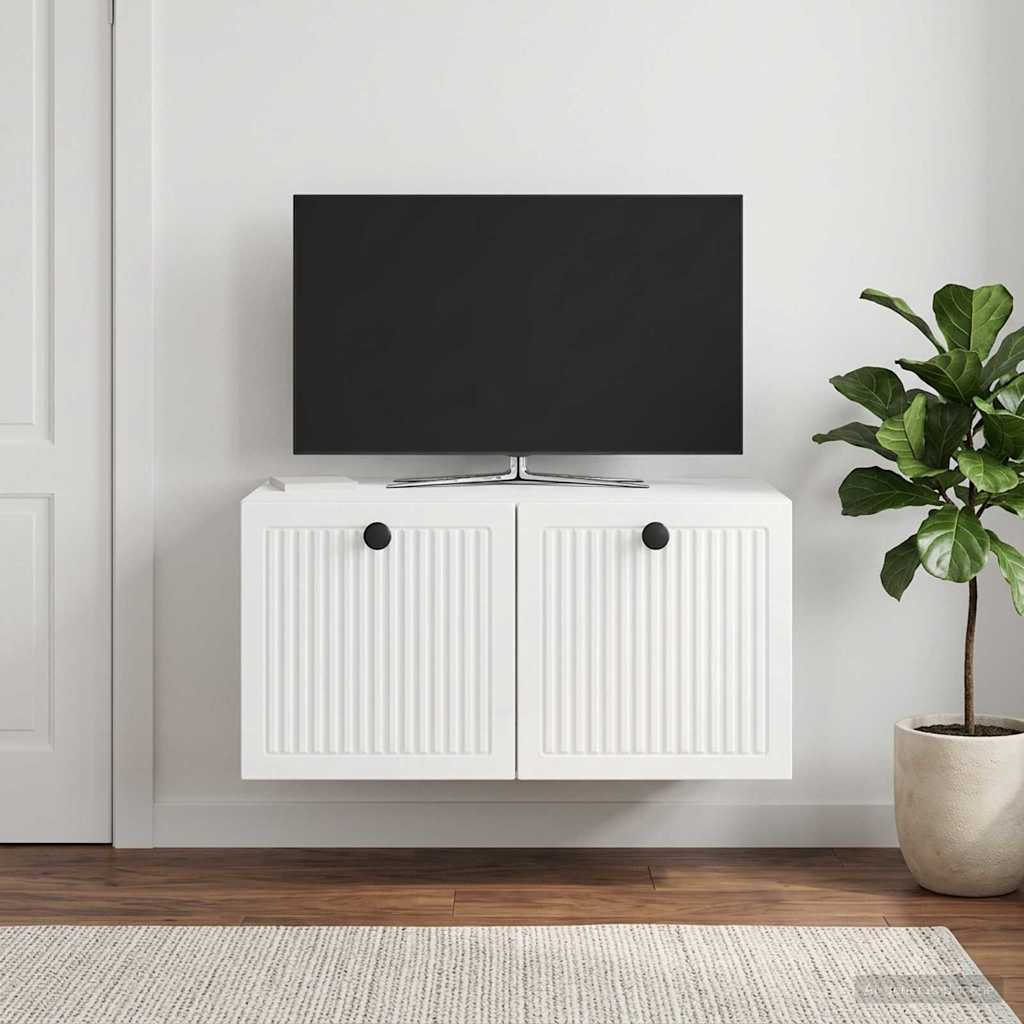 897999_1.jpg vidaXL Nástenná TV skrinka Biela s vysokým leskom 59,5 x 41 x 30 cm – Obrázok 1