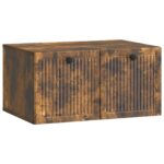 vidaXL Nástenná TV skrinka Nástenný Dymový dub 59,5 x 41 x 30 cm – Obrázok 2