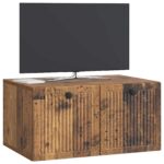 vidaXL Nástenná TV skrinka Nástenný Staré drevo 59,5 x 41 x 30 cm – Obrázok 3