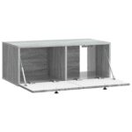 vidaXL Nástenná TV skrinka Nástenný Sivá sonoma 78,5 x 41 x 30 cm – Obrázok 5