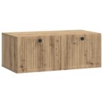 vidaXL Nástenná TV skrinka Nástenný Dub artisan 78,5 x 41 x 30 cm – Obrázok 2