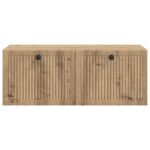 vidaXL Nástenná TV skrinka Nástenný Dub artisan 78,5 x 41 x 30 cm – Obrázok 6