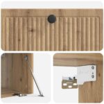 vidaXL Nástenná TV skrinka Nástenný Dub artisan 78,5 x 41 x 30 cm – Obrázok 9
