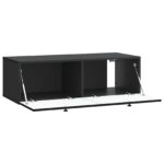 vidaXL Nástenná TV skrinka Čierna 98 x 41 x 30 cm Kompozitné drevo – Obrázok 5