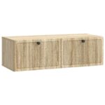 vidaXL Nástenná TV skrinka Dub sonoma 98 x 41 x 30 cm Kompozitné drevo – Obrázok 2
