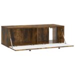 vidaXL Nástenná TV skrinka Dymový dub 98 x 41 x 30 cm Kompozitné drevo – Obrázok 5