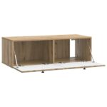 vidaXL Nástenná TV skrinka Nástenný Dub artisan 98 x 41 x 30 cm – Obrázok 5