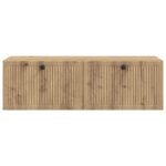 vidaXL Nástenná TV skrinka Nástenný Dub artisan 98 x 41 x 30 cm – Obrázok 6