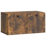 vidaXL Nástenná TV skrinka Nástenný Dymový dub 59,5 x 31 x 30 cm – Obrázok 2