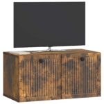 vidaXL Nástenná TV skrinka Nástenný Dymový dub 59,5 x 31 x 30 cm – Obrázok 3