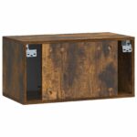 vidaXL Nástenná TV skrinka Nástenný Dymový dub 59,5 x 31 x 30 cm – Obrázok 8