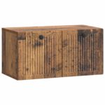 vidaXL Nástenná TV skrinka Nástenný Staré drevo 59,5 x 31 x 30 cm – Obrázok 2