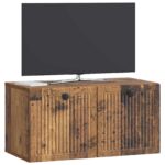 vidaXL Nástenná TV skrinka Nástenný Staré drevo 59,5 x 31 x 30 cm – Obrázok 3