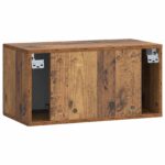 vidaXL Nástenná TV skrinka Nástenný Staré drevo 59,5 x 31 x 30 cm – Obrázok 8