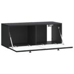 vidaXL Nástenná TV skrinka Čierna 78,5 x 31 x 30 cm Kompozitné drevo – Obrázok 5