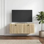 vidaXL Nástenná TV skrinka Nástenný Dub sonoma 78,5 x 31 x 30 cm – Obrázok 4