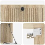 vidaXL Nástenná TV skrinka Nástenný Dub sonoma 78,5 x 31 x 30 cm – Obrázok 9