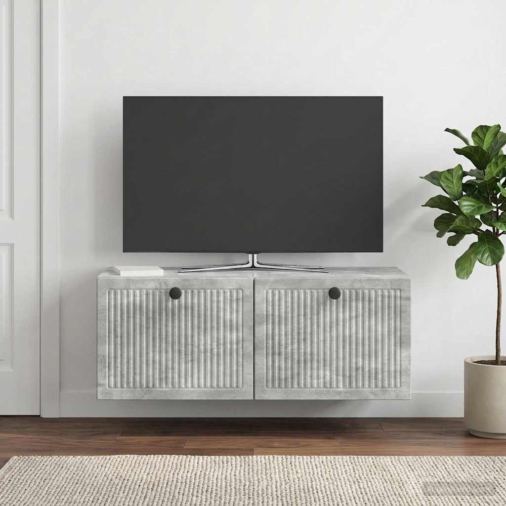 898038_1.jpg vidaXL Nástenná TV skrinka Nástenný Betónovo sivá 78,5 x 31 x 30 cm – Obrázok 1