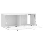 vidaXL Nástenná TV skrinka Biela s vysokým leskom 78,5 x 31 x 30 cm – Obrázok 5