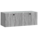 vidaXL Nástenná TV skrinka Nástenný Sivá sonoma 78,5 x 31 x 30 cm – Obrázok 2