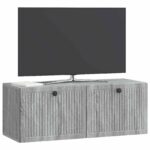 vidaXL Nástenná TV skrinka Nástenný Sivá sonoma 78,5 x 31 x 30 cm – Obrázok 3