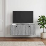 vidaXL Nástenná TV skrinka Nástenný Sivá sonoma 78,5 x 31 x 30 cm – Obrázok 4