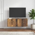 vidaXL Nástenná TV skrinka Nástenný Staré drevo 78,5 x 31 x 30 cm – Obrázok 4