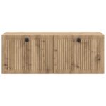 vidaXL Nástenná TV skrinka Nástenný Dub artisan 78,5 x 31 x 30 cm – Obrázok 6